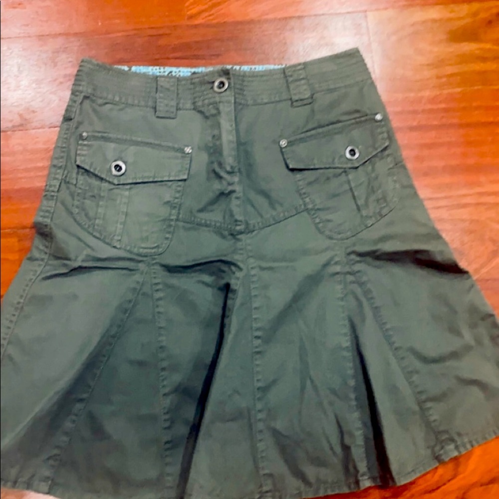 Esprit Dark Green Long Skirt- Size 4